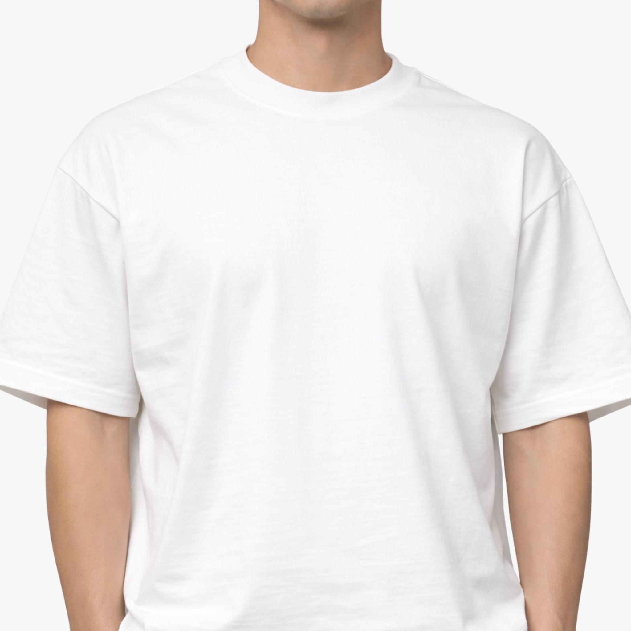 CAMISETA BLANCA SEMI OVERSIZE 220 G